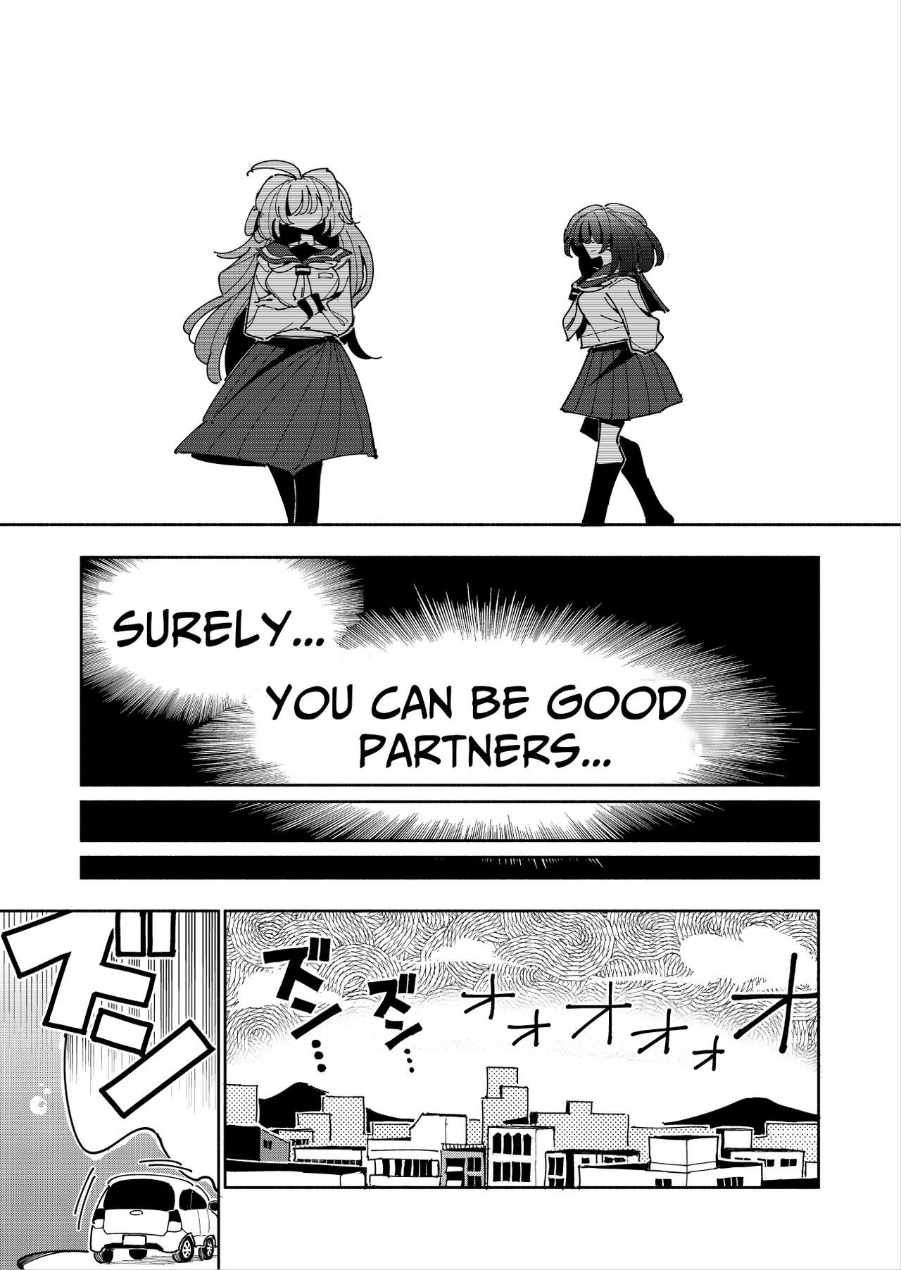 Shizuku to Shiori-Senpai ga Akuochi Futanari Kaizou Sareta node Watashi ga Shasei o Kanri Shimasu!- 2 | Shizuku &amp; Shiori ~It's Up to Me To Service Futanari-modified Senpai!~ 2 page 4 full