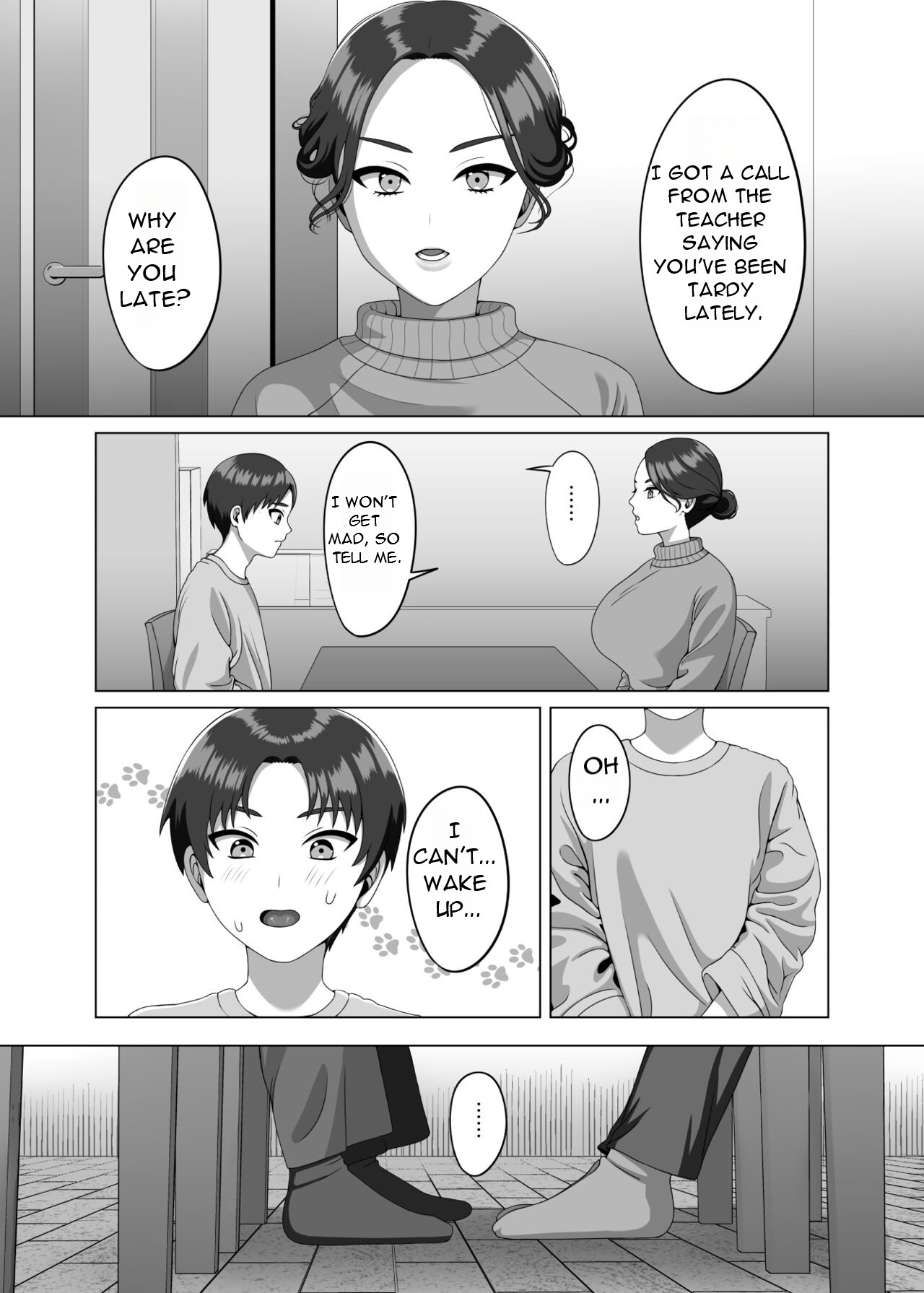 Musuko no Asadachi ni Doki Doki Shichau Okaa-san - A mother gets excited about her son's morning erection page 2 full