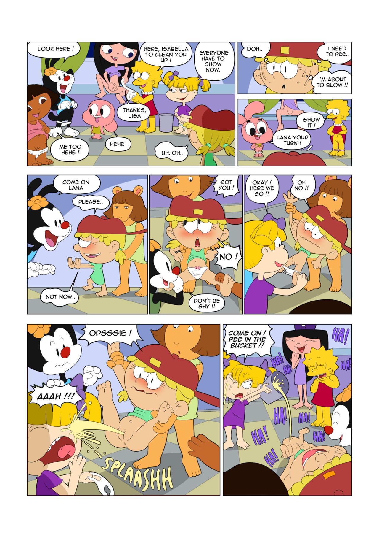 The Girls Sleep-ee Over page 5 full
