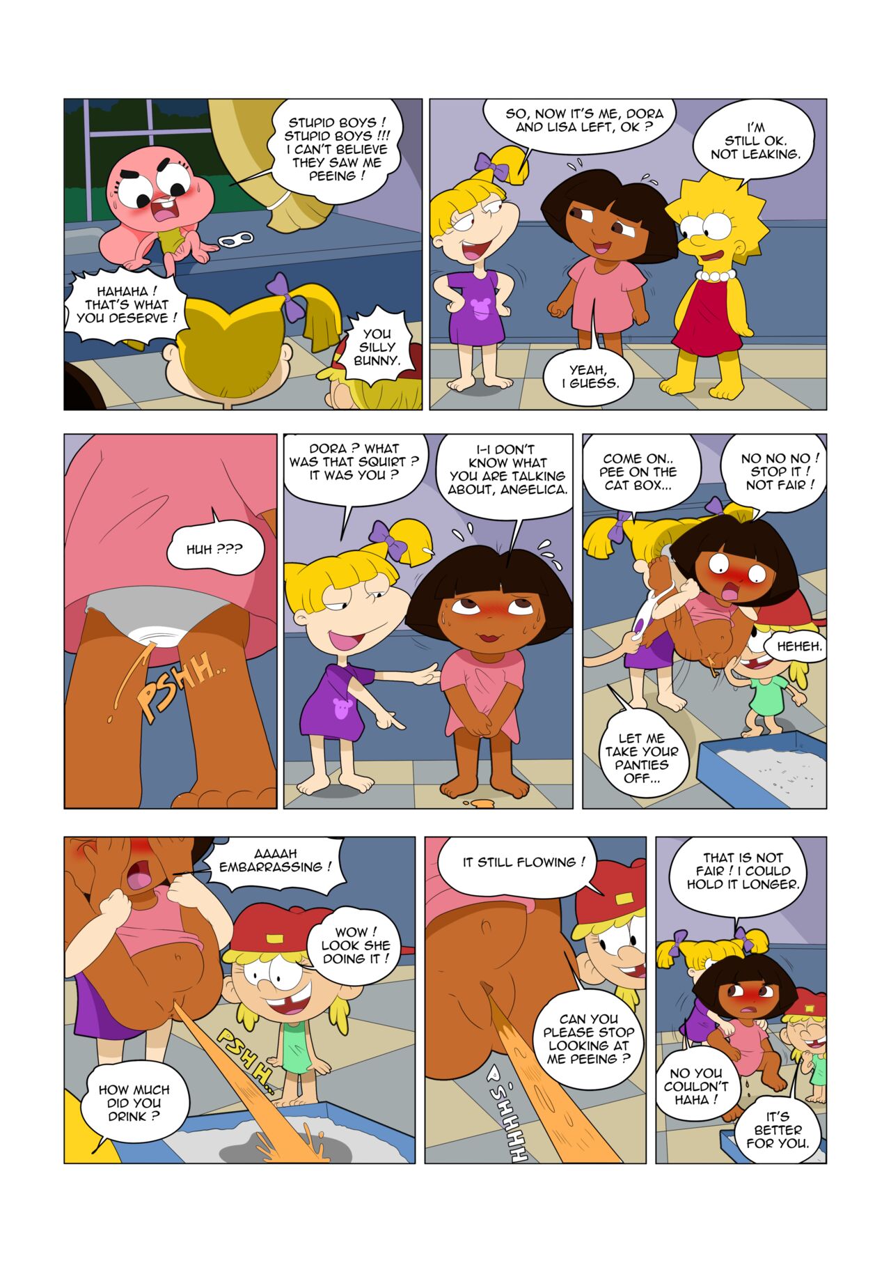 The Girls Sleep-ee Over page 8 full