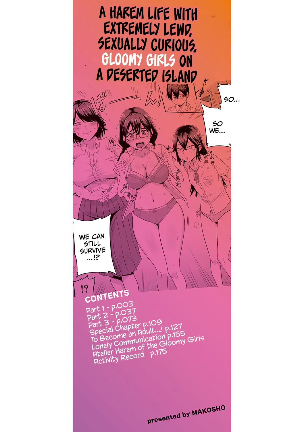 Mujintou de, SEX ni Kyoumi Shinshin na Dosukebe Inkya Joshi-tachi to Harem Life ch. 1-4 page 2 full