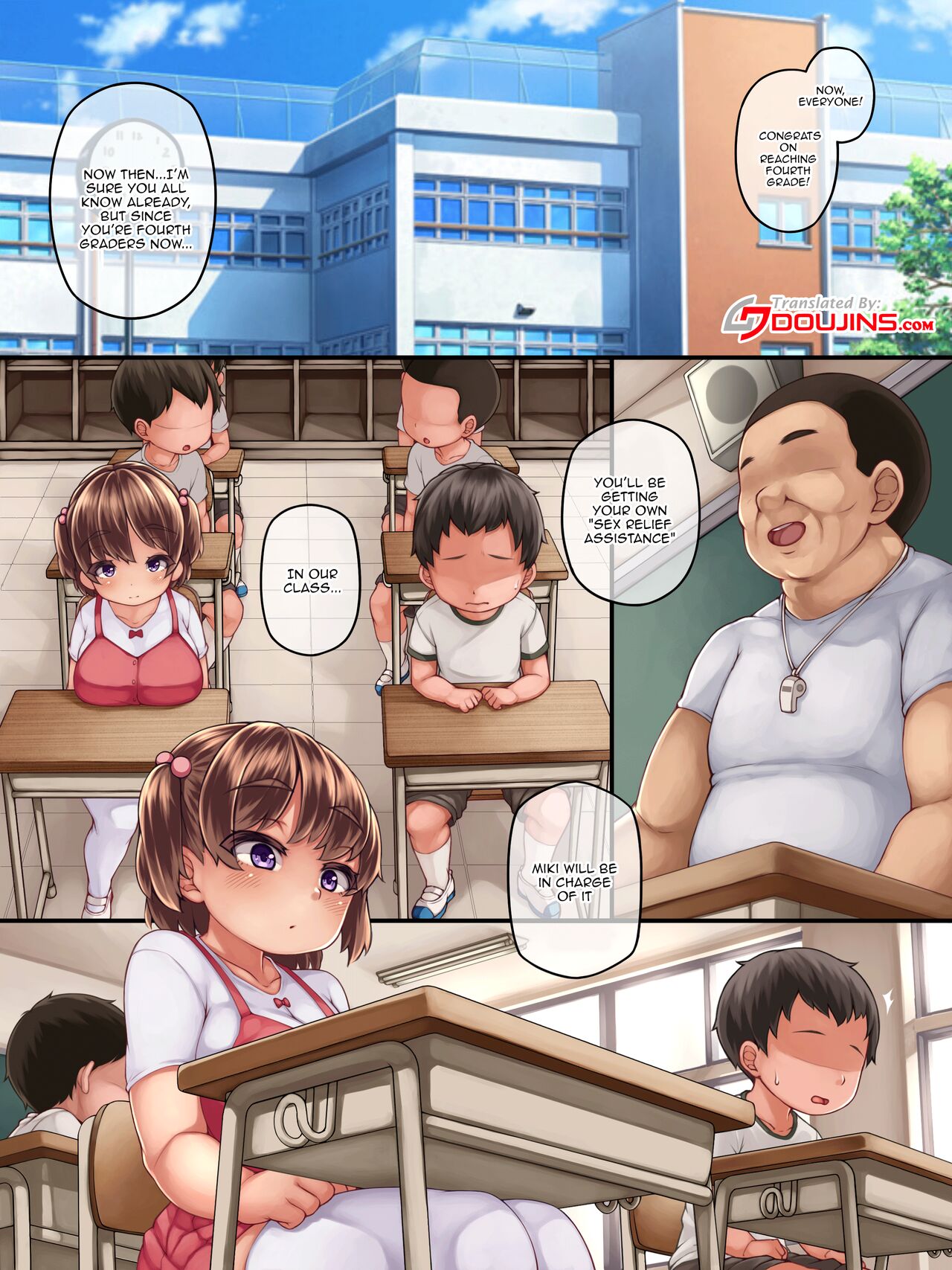 Daisuki datta Osananajimi ga Minna no Seishori Gakari ni Naru Hanashi  Story About How My Beloved Childhood Friend Became The Public Cum Dumpster page 4 full