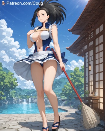 Momo Yaoyorozu in My Hero Academia hentai cover
