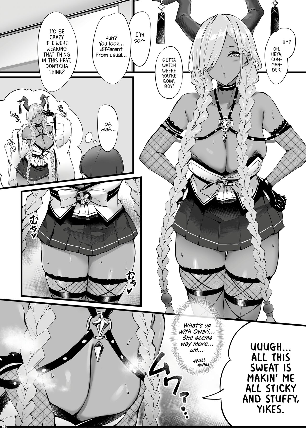 Owari to Shota Shikikan no Majiyaba na Love Power | Owari and Commander's Super High Sex Drive page 3 full