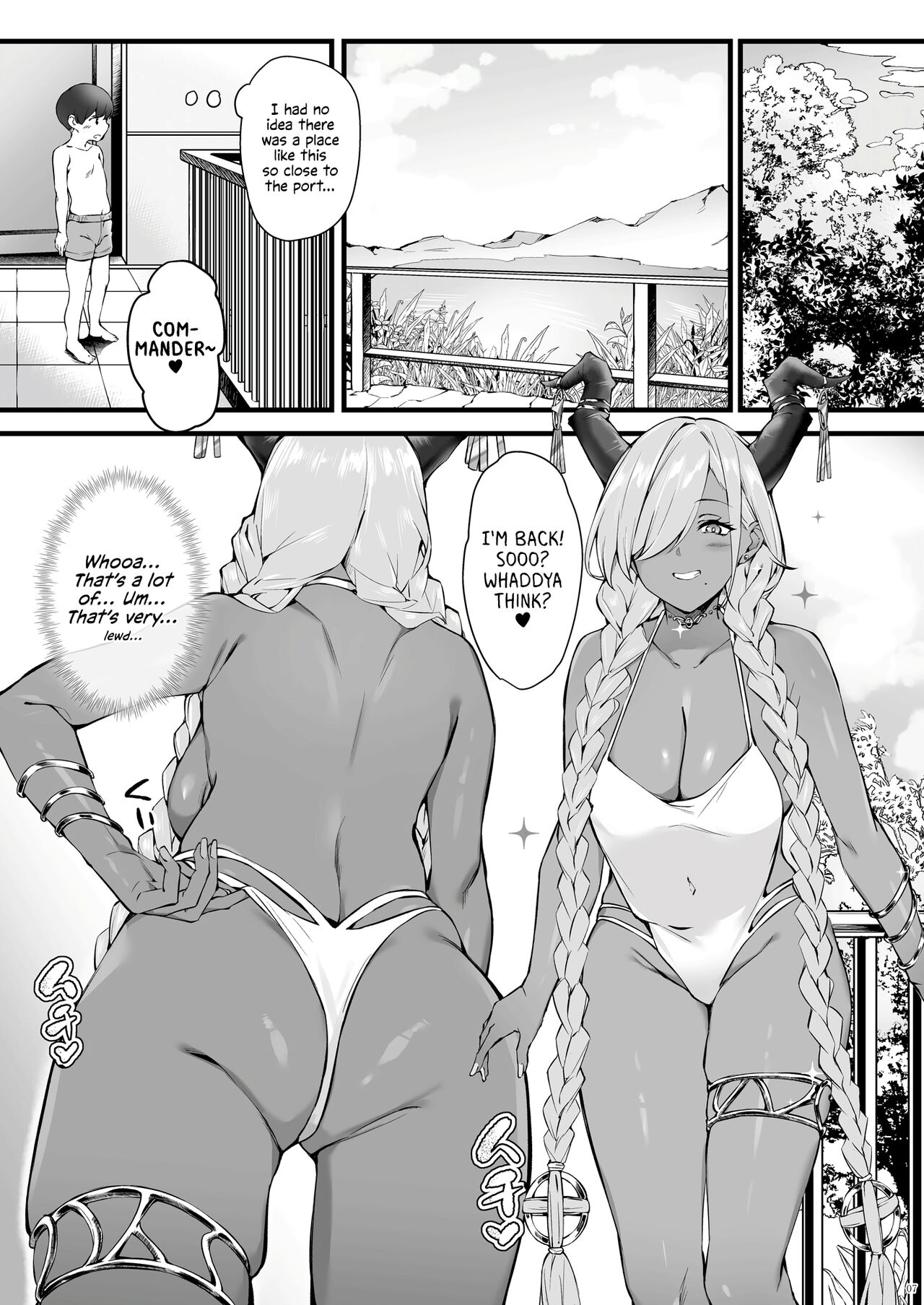 Owari to Shota Shikikan no Majiyaba na Love Power | Owari and Commander's Super High Sex Drive page 6 full