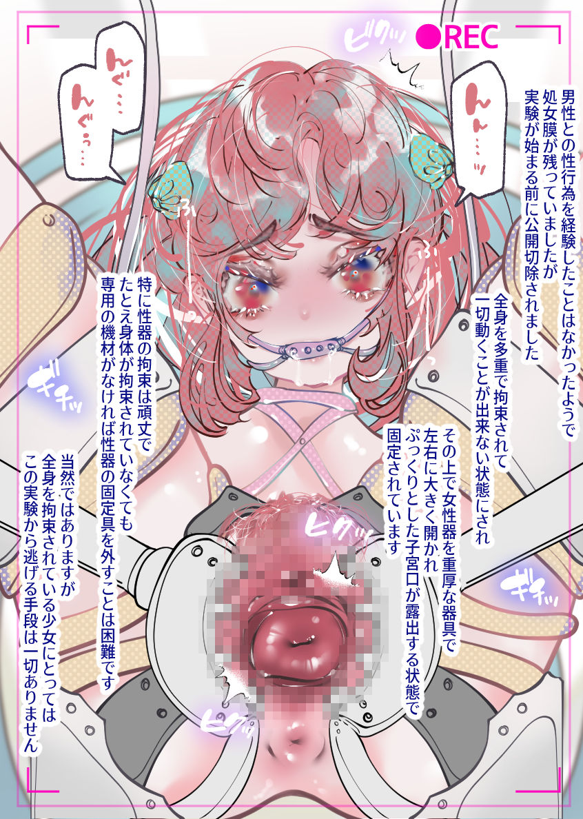 Shoujo yuukai jikken vol. 29: Ningenkachikukenkyujo gijiran no kyouseisanranjikken wo ukeru onnanoko kurirido kyoseizetchosampo page 2 full