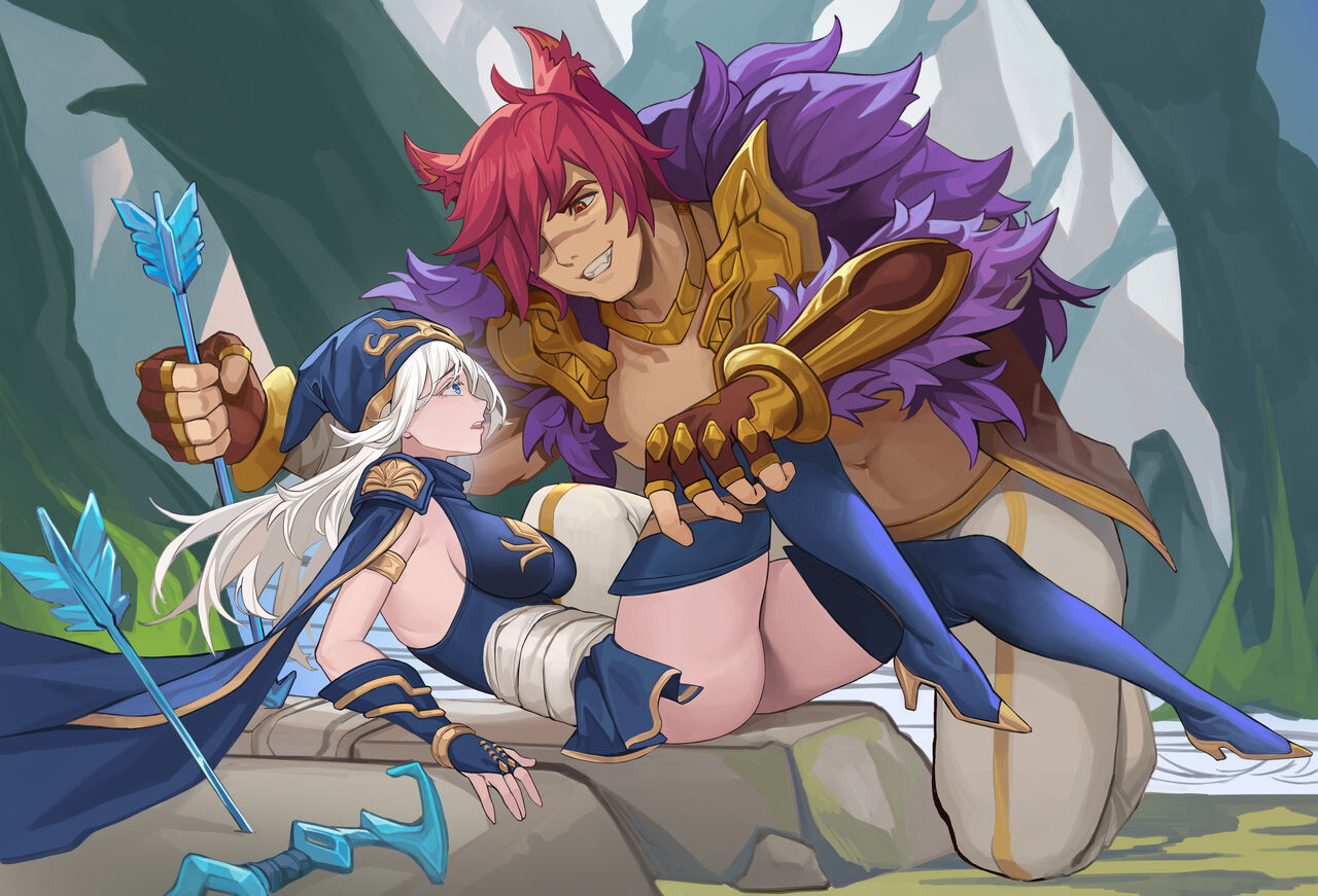 艾希色色 Ashe comission page 1 full