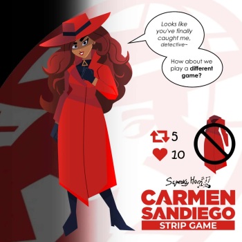 Carmen Sandiego Strip Game cover