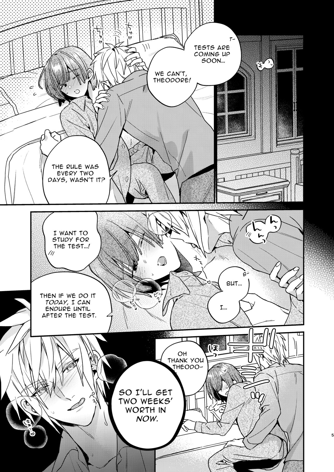 Tensei Mob wa BL-gee no Sekai de Hamerare Kouryakusaremashita!? 3 | Sex with the Love Interest! But I'm an NPC! 3 page 5 full