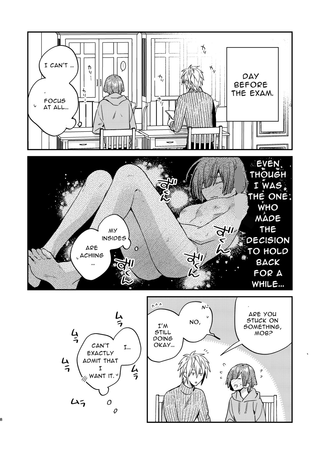Tensei Mob wa BL-gee no Sekai de Hamerare Kouryakusaremashita!? 3 | Sex with the Love Interest! But I'm an NPC! 3 page 8 full
