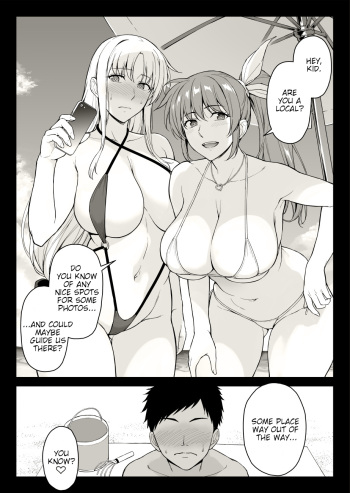Ecchi na Onee-san-tachi ni Beach de Gyakunansareta Ken cover