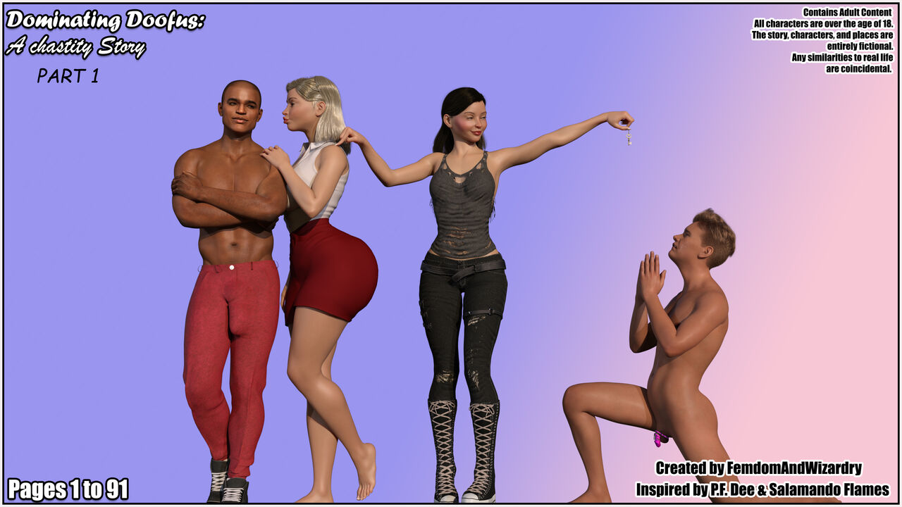 Dominating Doofus: A chastity Story - Part 1 page 1 full