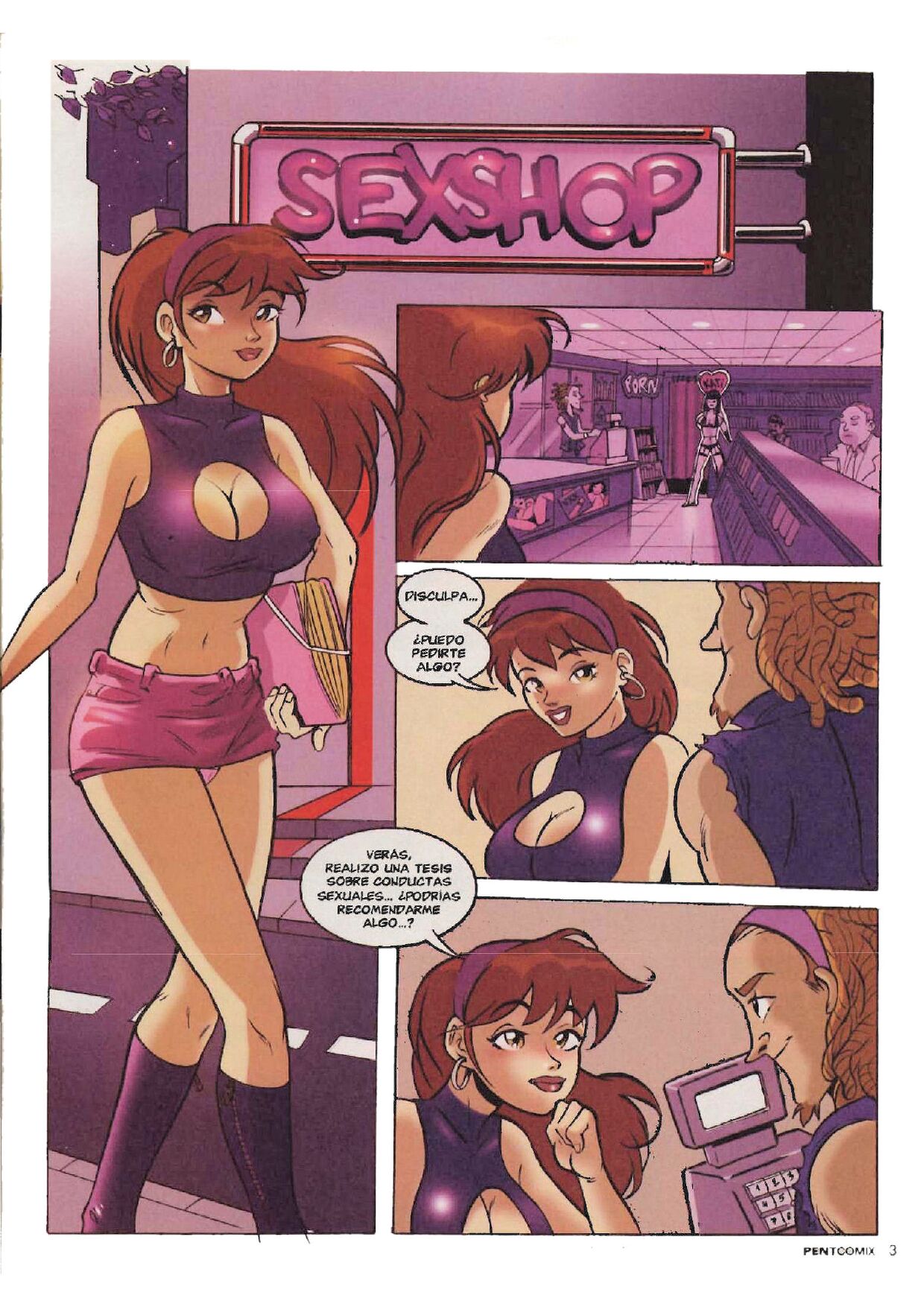 Penthouse Comix #65 page 3 full