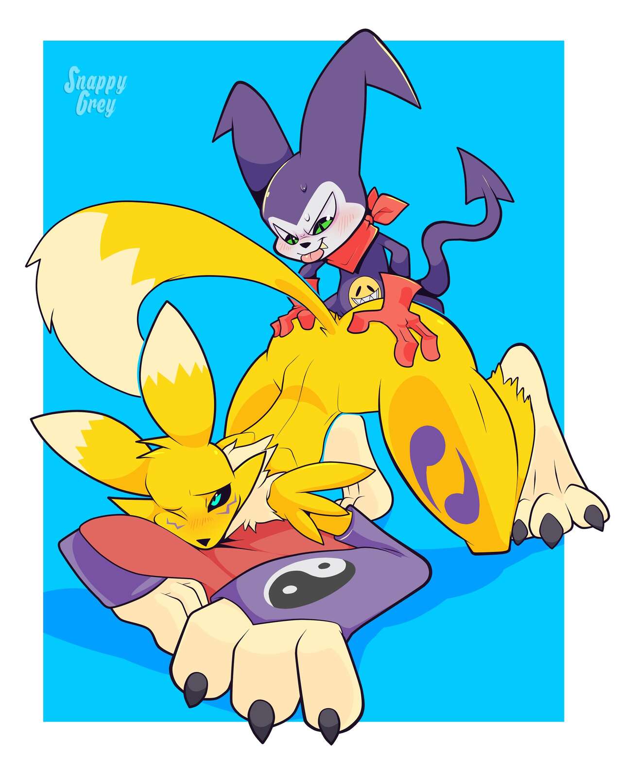 Renamon x Impmon page 4 full