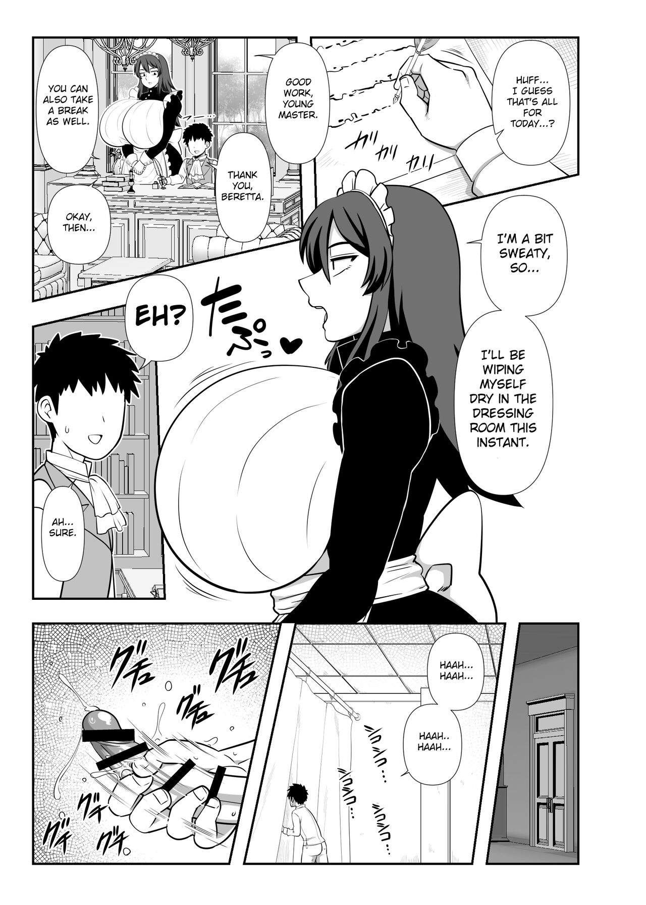 Bou-chama Sakusei no Jikan desu. | It's Milking Time, Young Master page 6 full