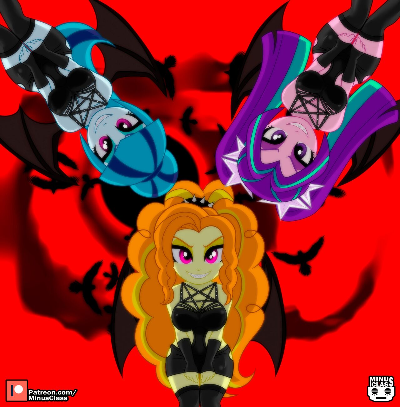 the Dazzlings by artist:minusclass page 4 full