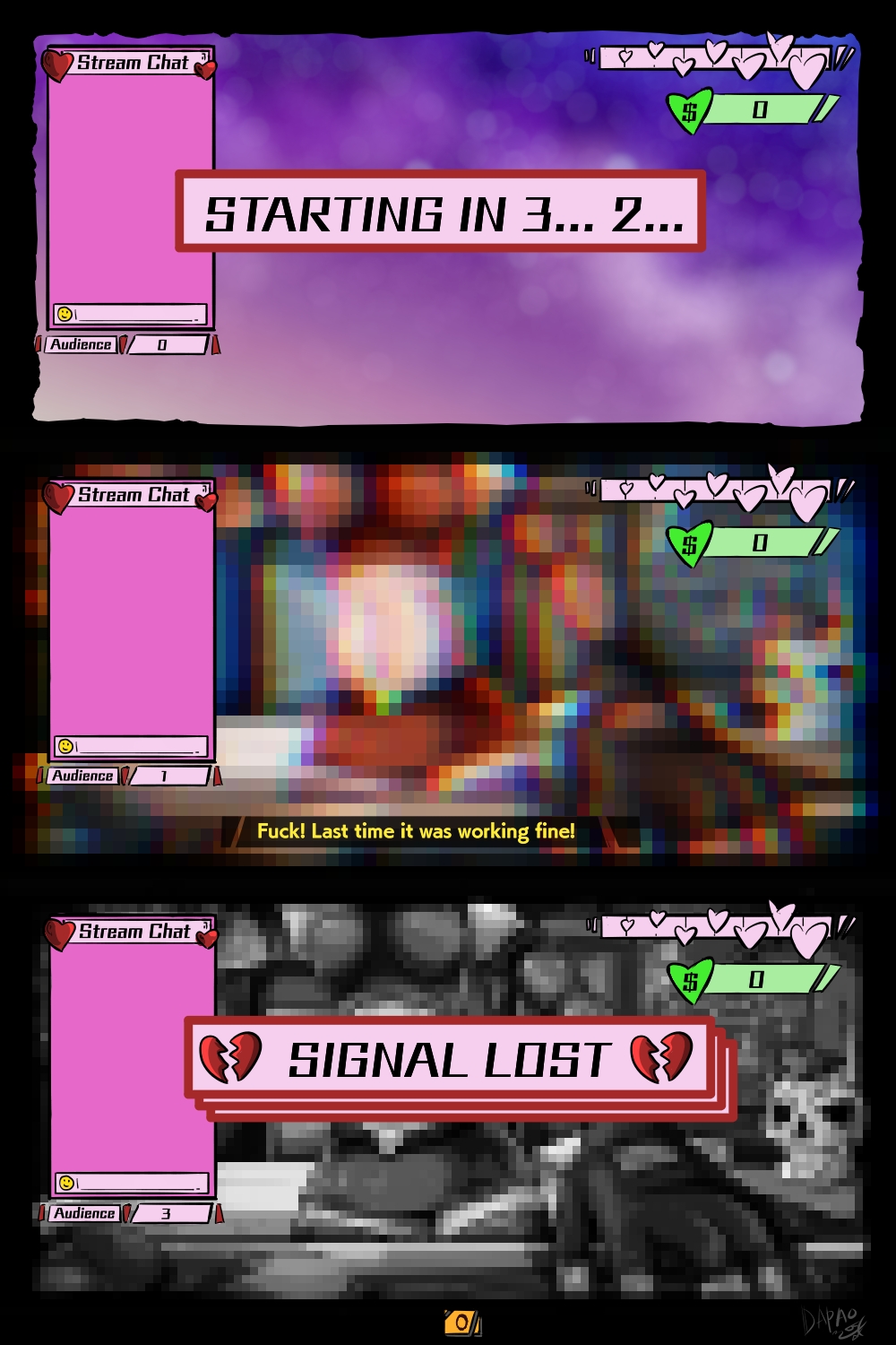 Last Stream 0-50  + extra page 3 full