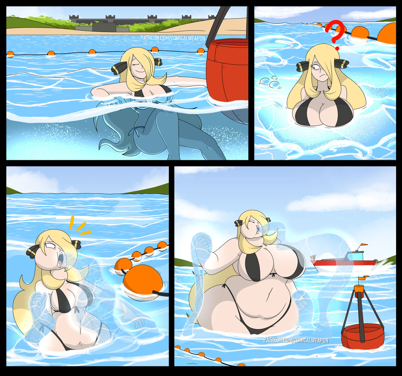 Flannery - Goddess Of The Volcano &amp; Cynthia - Sea Goddess page 6 full