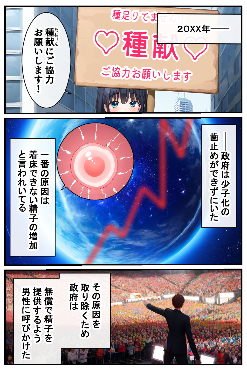 Saikyou no Tanetsuke Ojisan ga Ninshin Kibou no Hitozuma-tachi o Saikyou Seishi de Haramaseru Hanashi page 1 full