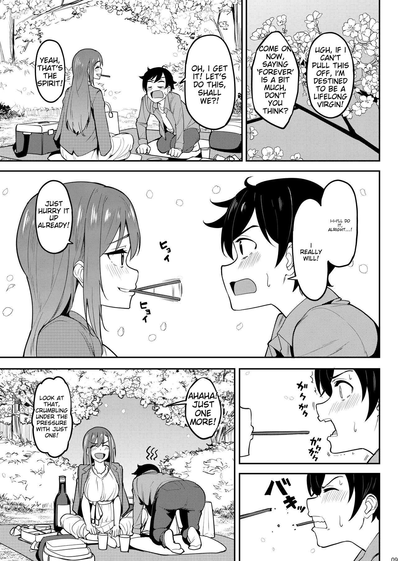 Yoidore Hanamizake - Daigaku no Senpai to Ohanami Deisui Sex page 8 full