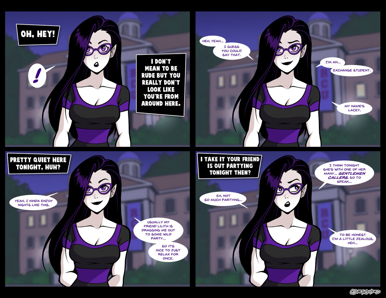 A Sexy Night in Retro City! page 3 full