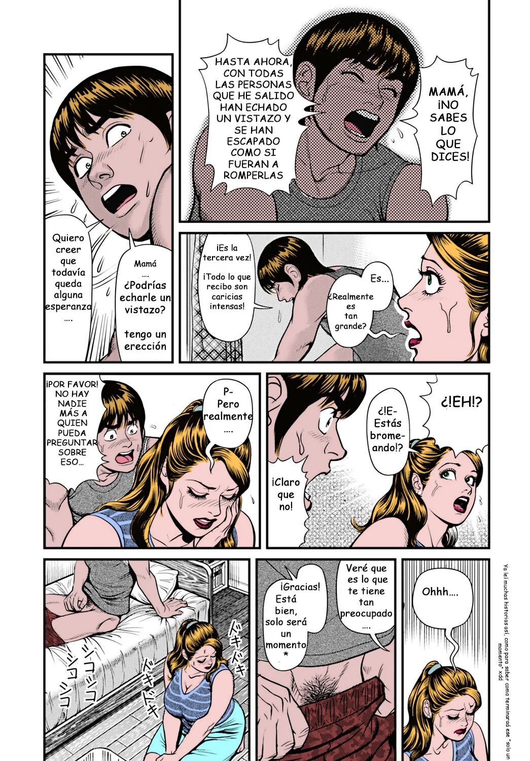 Kyokon Musuko to Dekapai Kaa-san | Hijo Rechazado Y Madre Con Ganas page 4 full