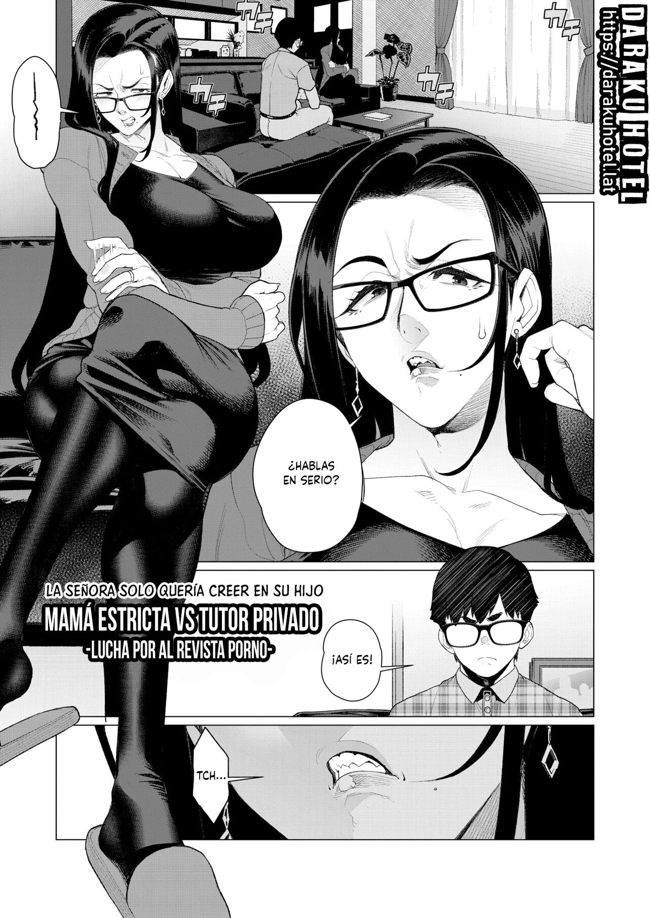Kyouiku Mama tai kateikyoushi | Mamá Estricta VS Tutor Privado ~Lucha por la Revista Porno~ page 1 full