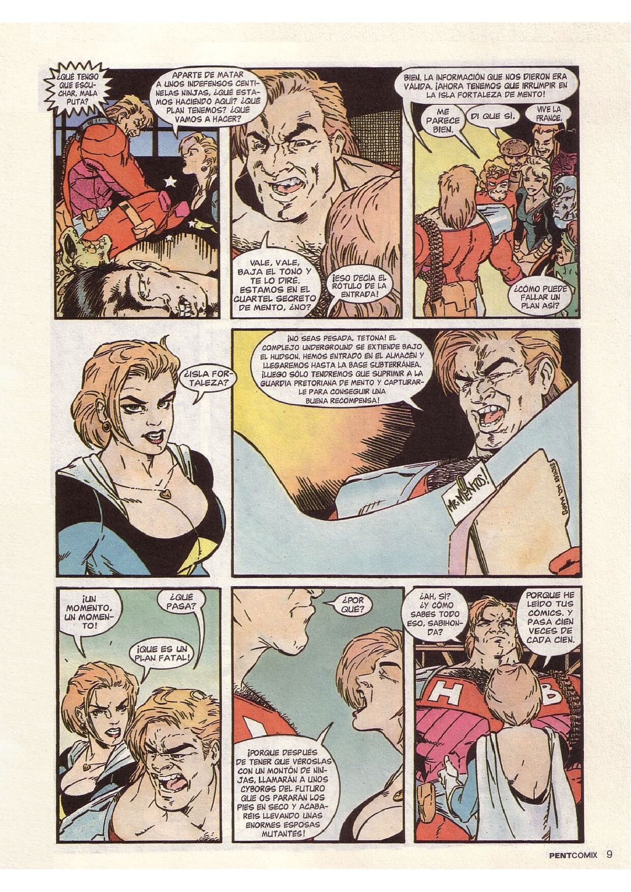 Penthouse Comix #38 page 9 full