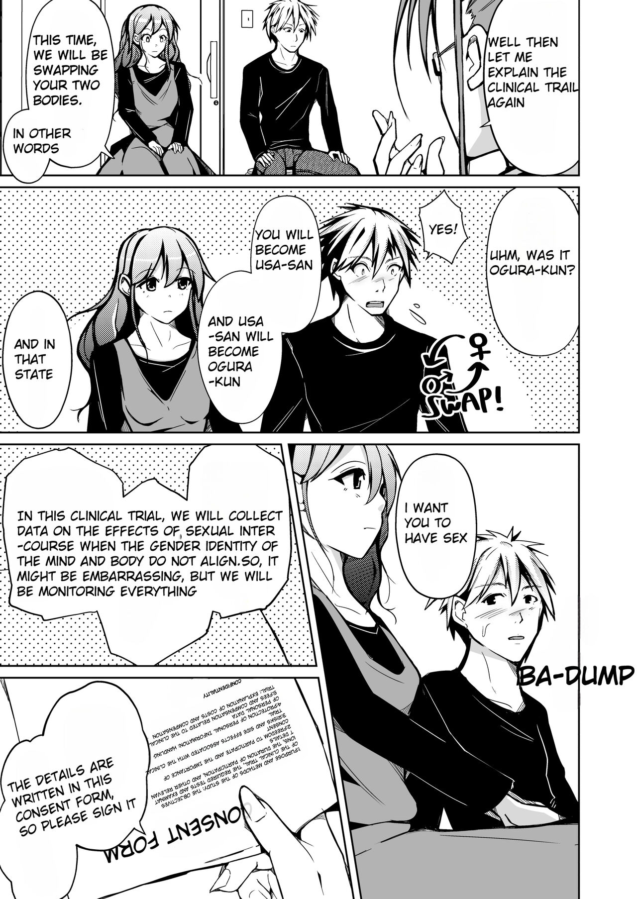 Isei no Shintai no Toriko ni Natta, Boku to Watashi | Him and Her Captivated by the body of the opposite sex page 3 full