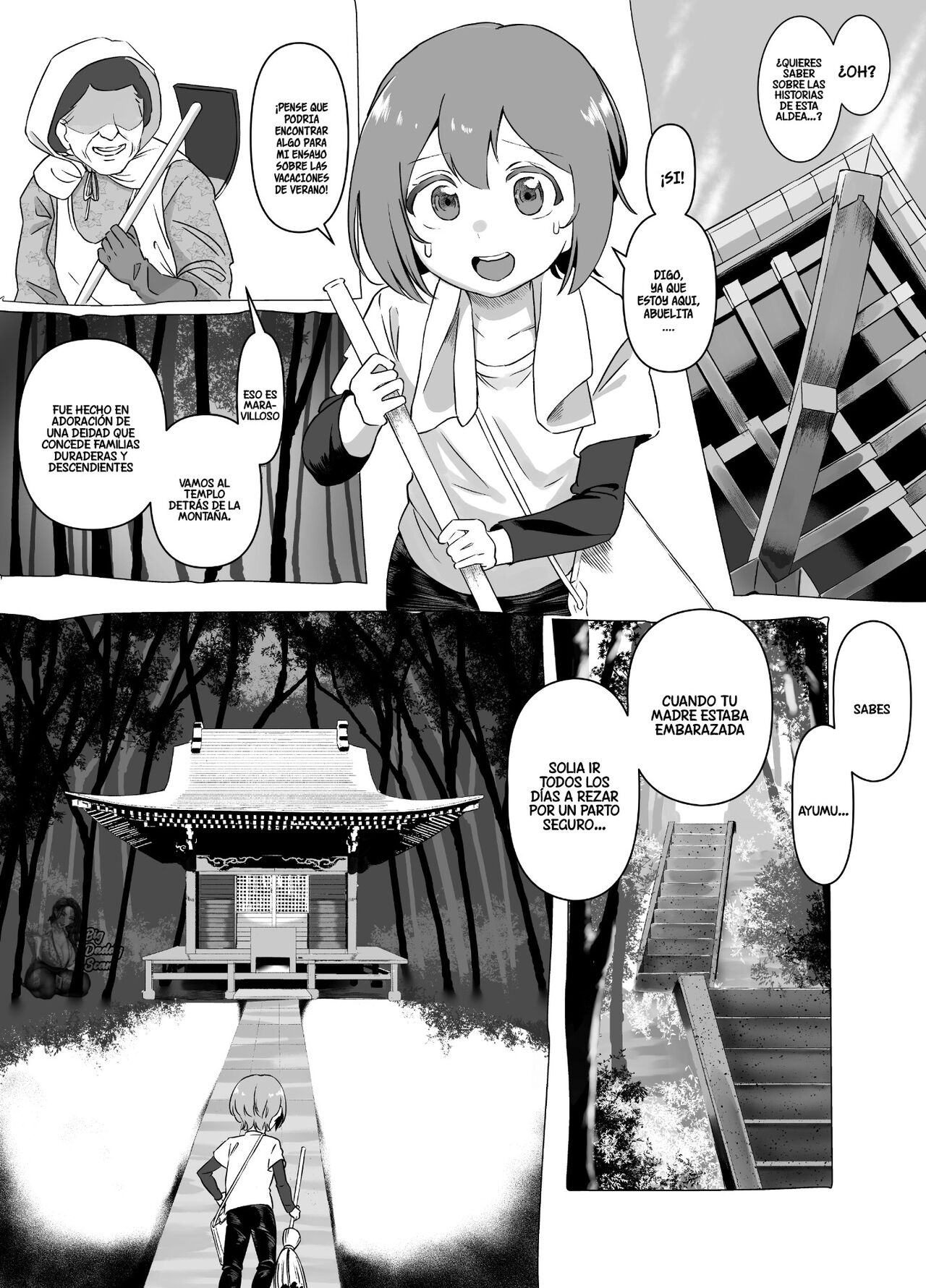 Bojin Sakusei | Extraccion de semen de la Diosa Madre page 2 full
