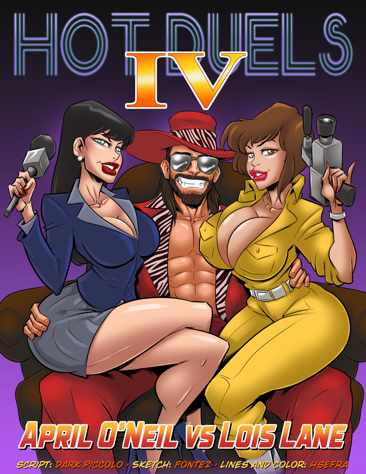 Hot Duels IV - April O'Neil vs Lois Lane page 1 full