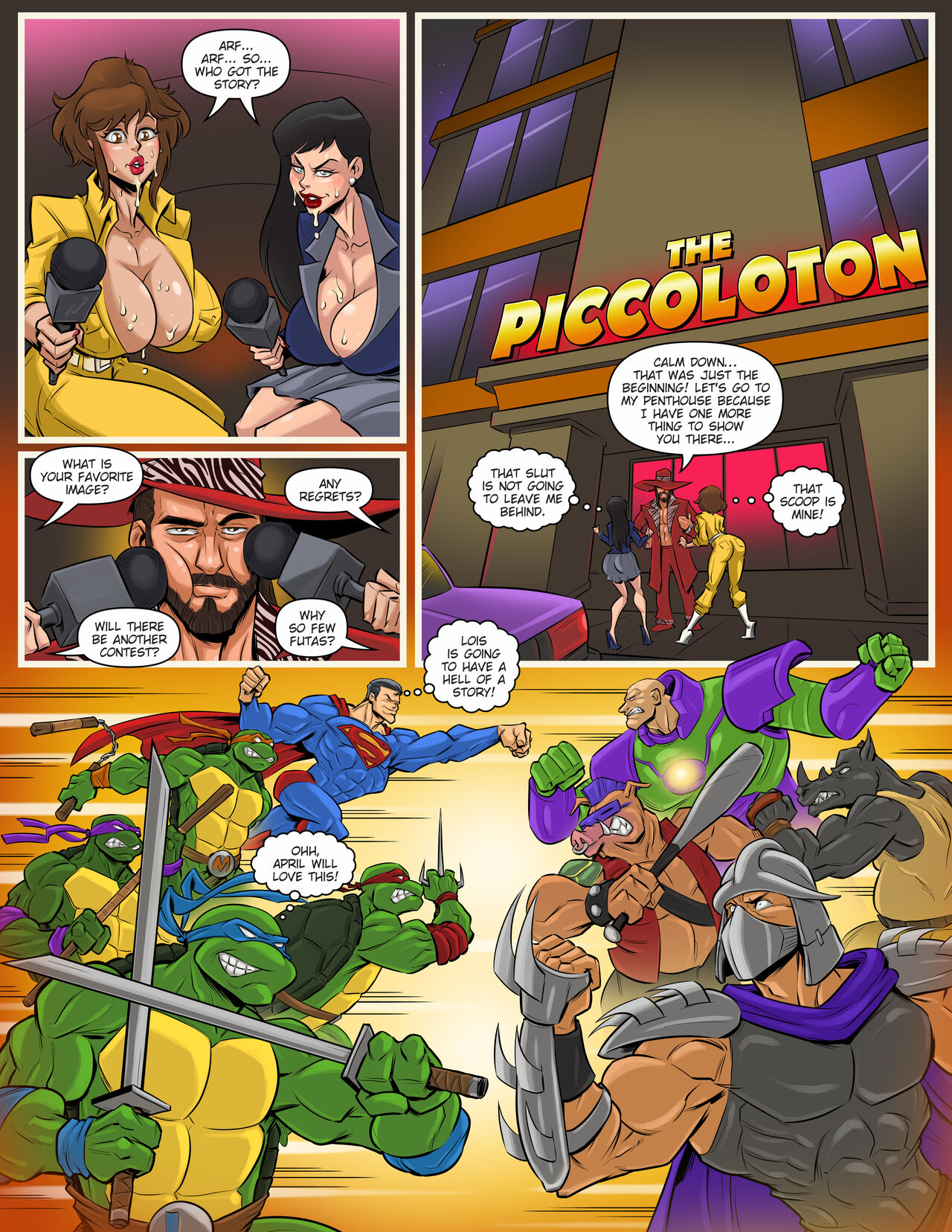 Hot Duels IV - April O'Neil vs Lois Lane page 5 full