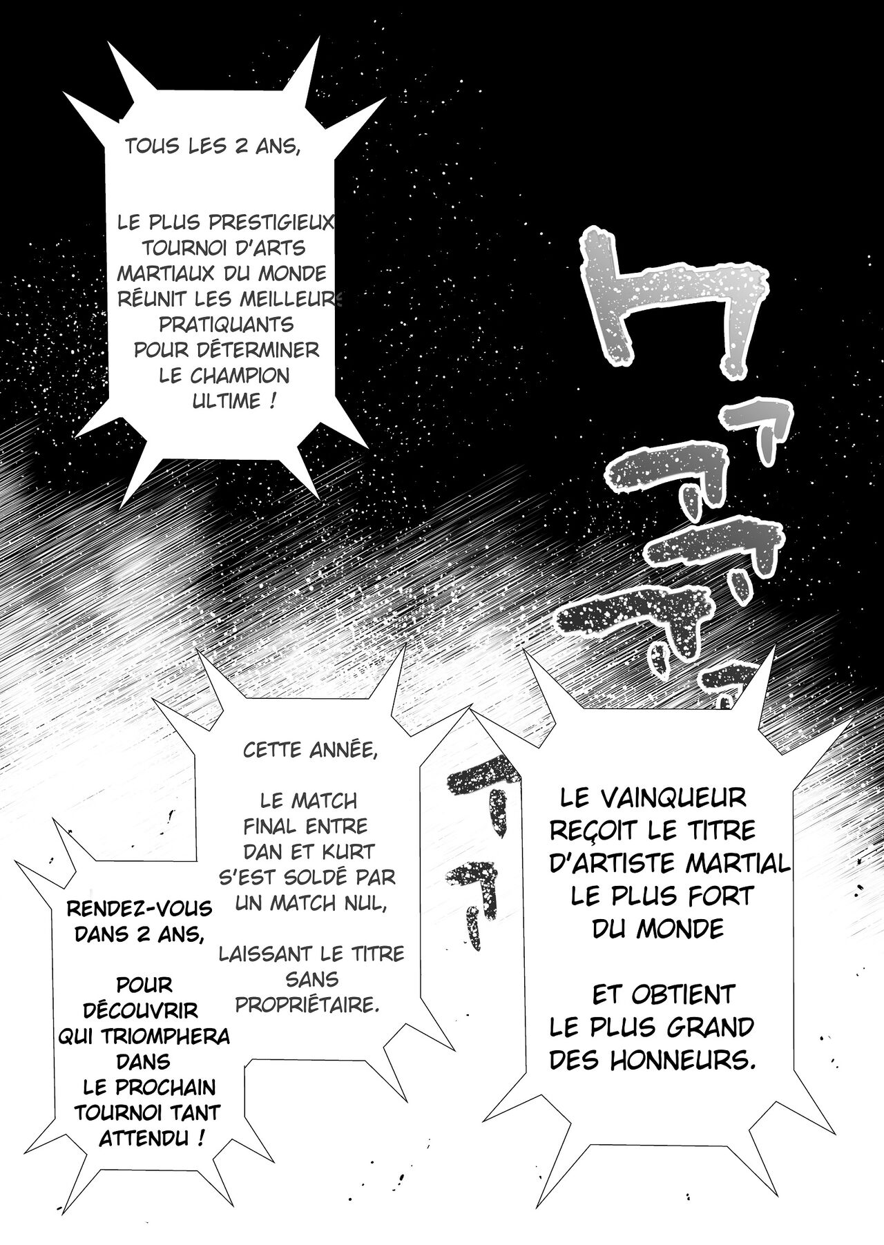L'histoire de deux amis qui se sont séparés en se promettant de devenir plus forts, mais qui se sont retrouvés après 2 ans en tant que fiottes. page 3 full