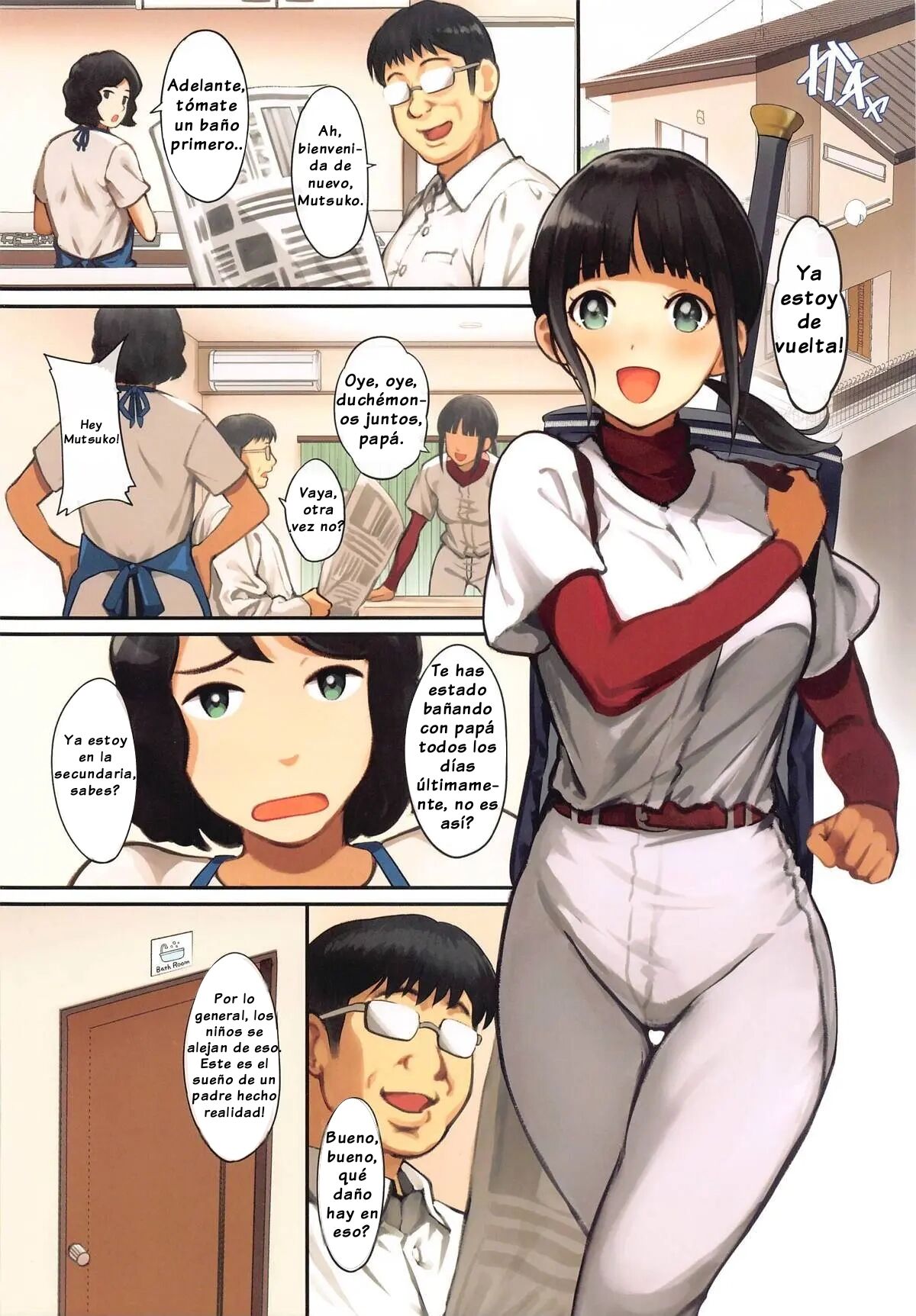 Papa Daisuki Mutsuko-chan! | ¡Papá, Te Amo Mucho, Mutsuko-chan! page 3 full