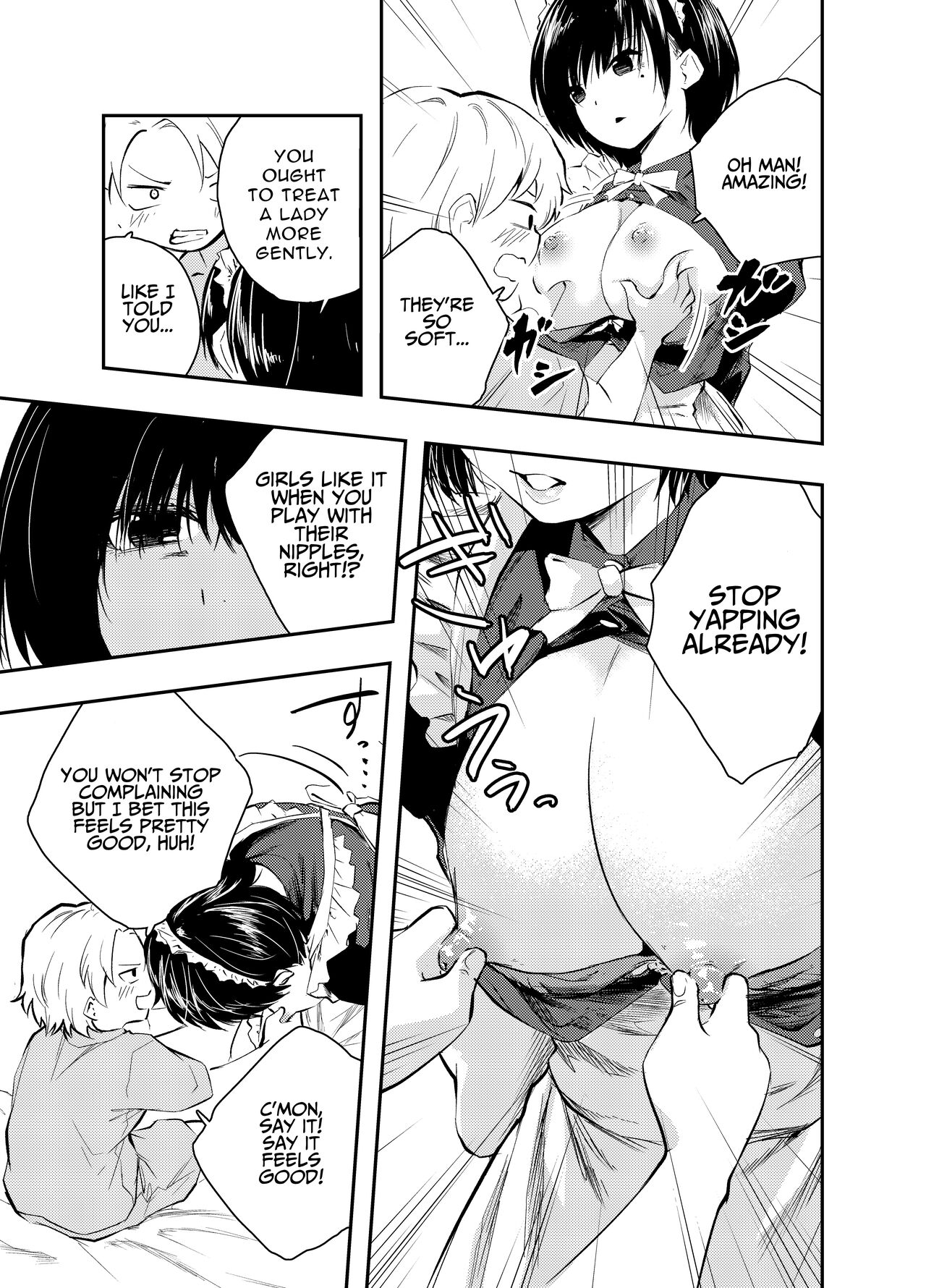 Bijin Maid wa Namaiki Shota o Wakaraseru | A Beautiful Maid Teaches a Cheeky Shota a Lesson page 7 full