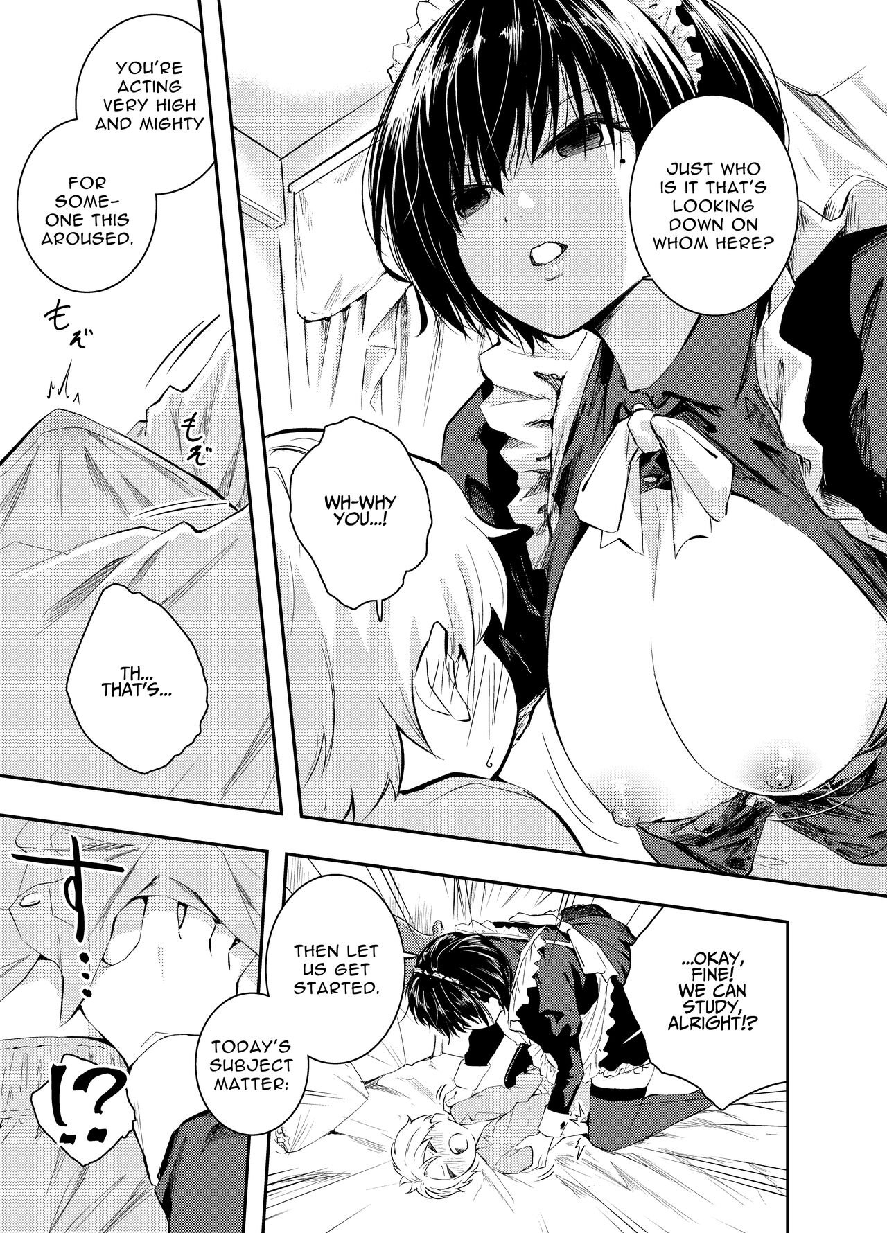 Bijin Maid wa Namaiki Shota o Wakaraseru | A Beautiful Maid Teaches a Cheeky Shota a Lesson page 9 full