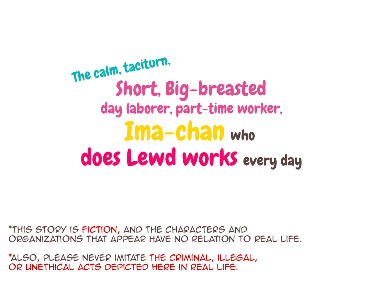 The calm, taciturn, short, big-breasted day laborer, part-time worker, Ima-chan, and her calm, big-breasted mom who does dirty work every day page 4 full