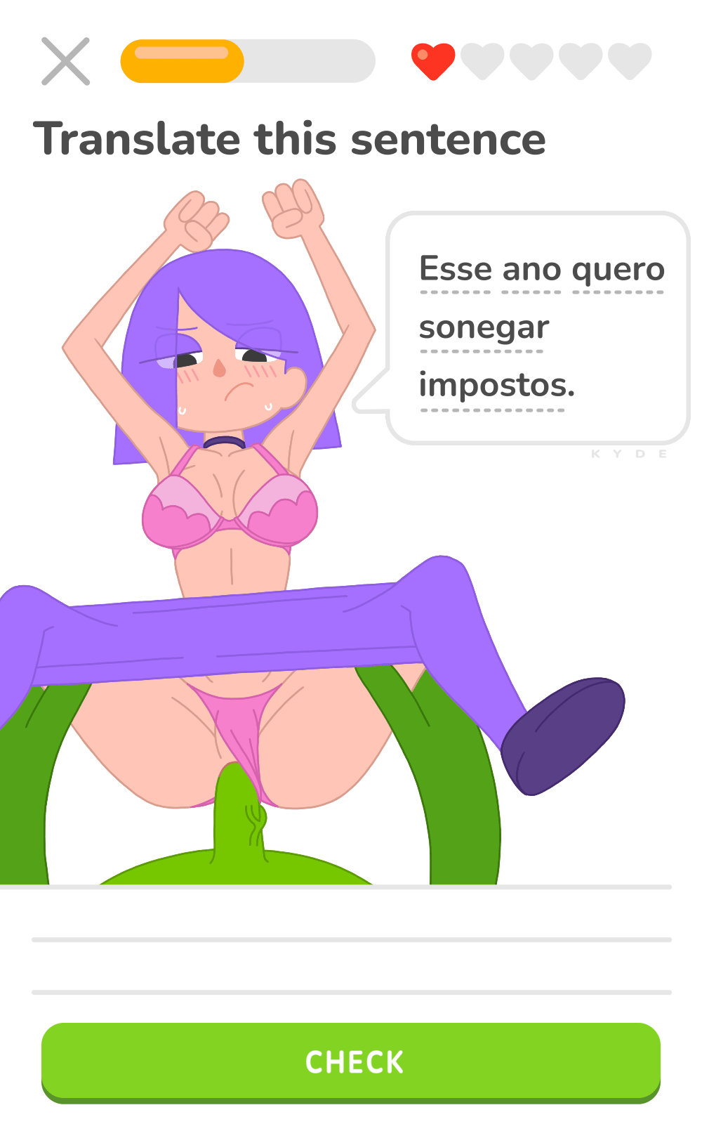 Lily, from Duolingo - Kyde page 7 full