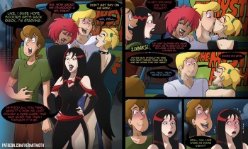 Fred and Shaggy party with the Hex Girls cover