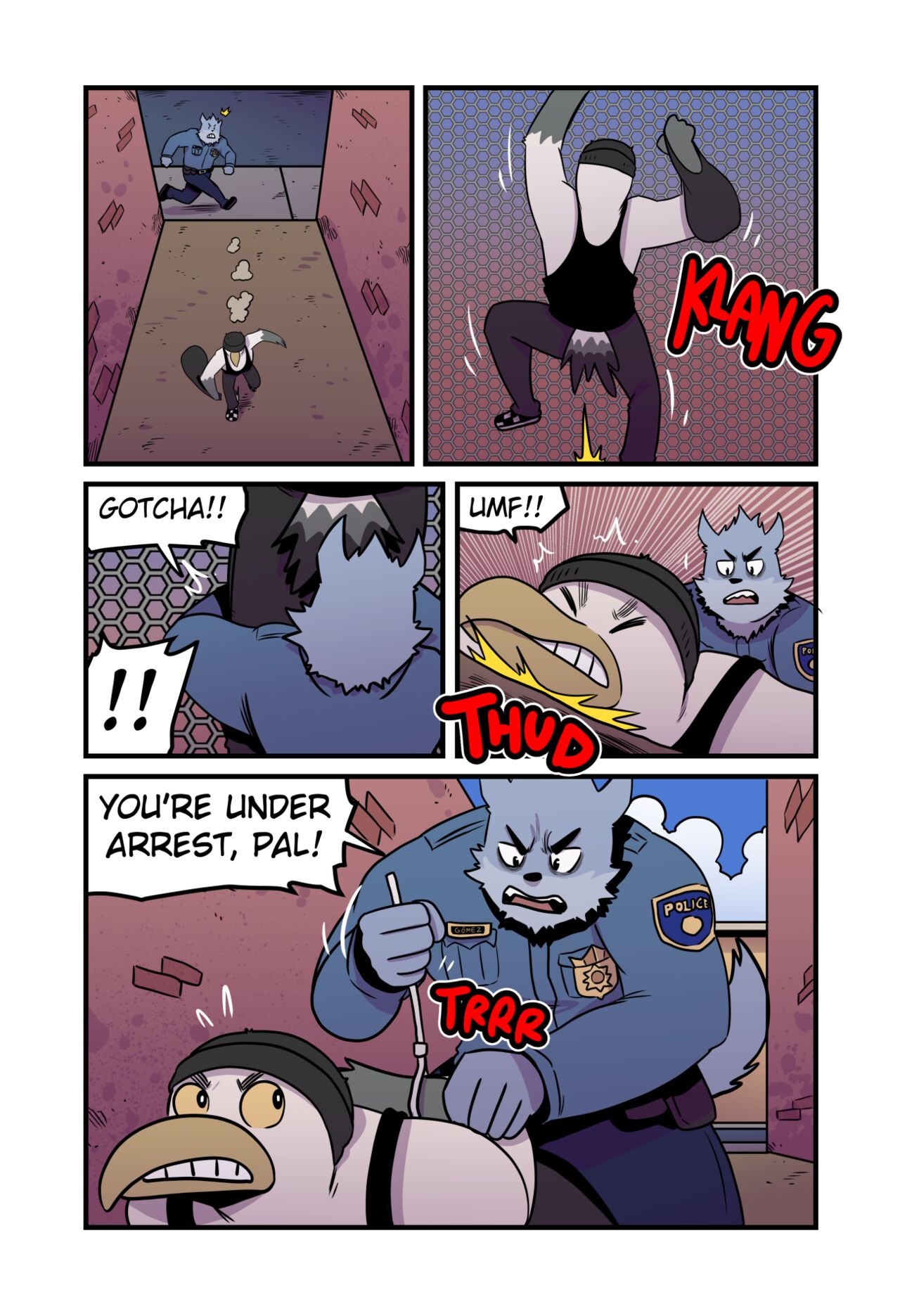 The Seagull Thief and the Wolf Cop page 4 full