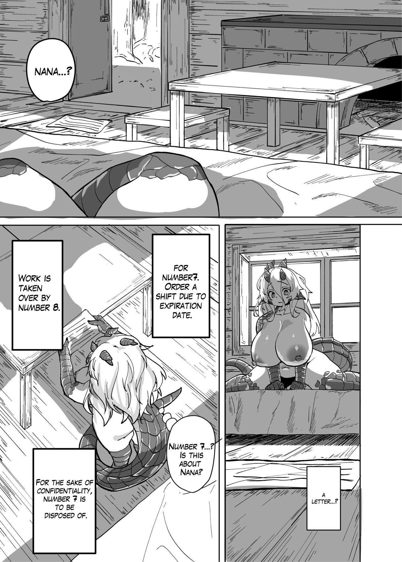 Because That Night Was The Happiest They've Ever Been - Persecuted Dragon Girl and an Assassin at His Limit Forget Human Speech and Have Beastly Sex page 9 full