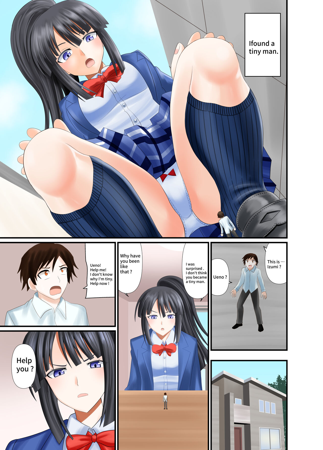Revenge being Stomped by Navy blue socks page 1 full