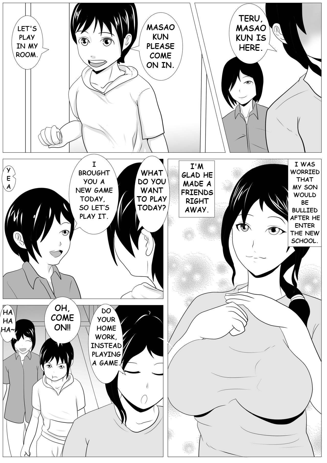 Omae no Kaa-chan Kirei da na - Dakasero yo | Let Me Have Sex with Your Beautiful Mom page 4 full