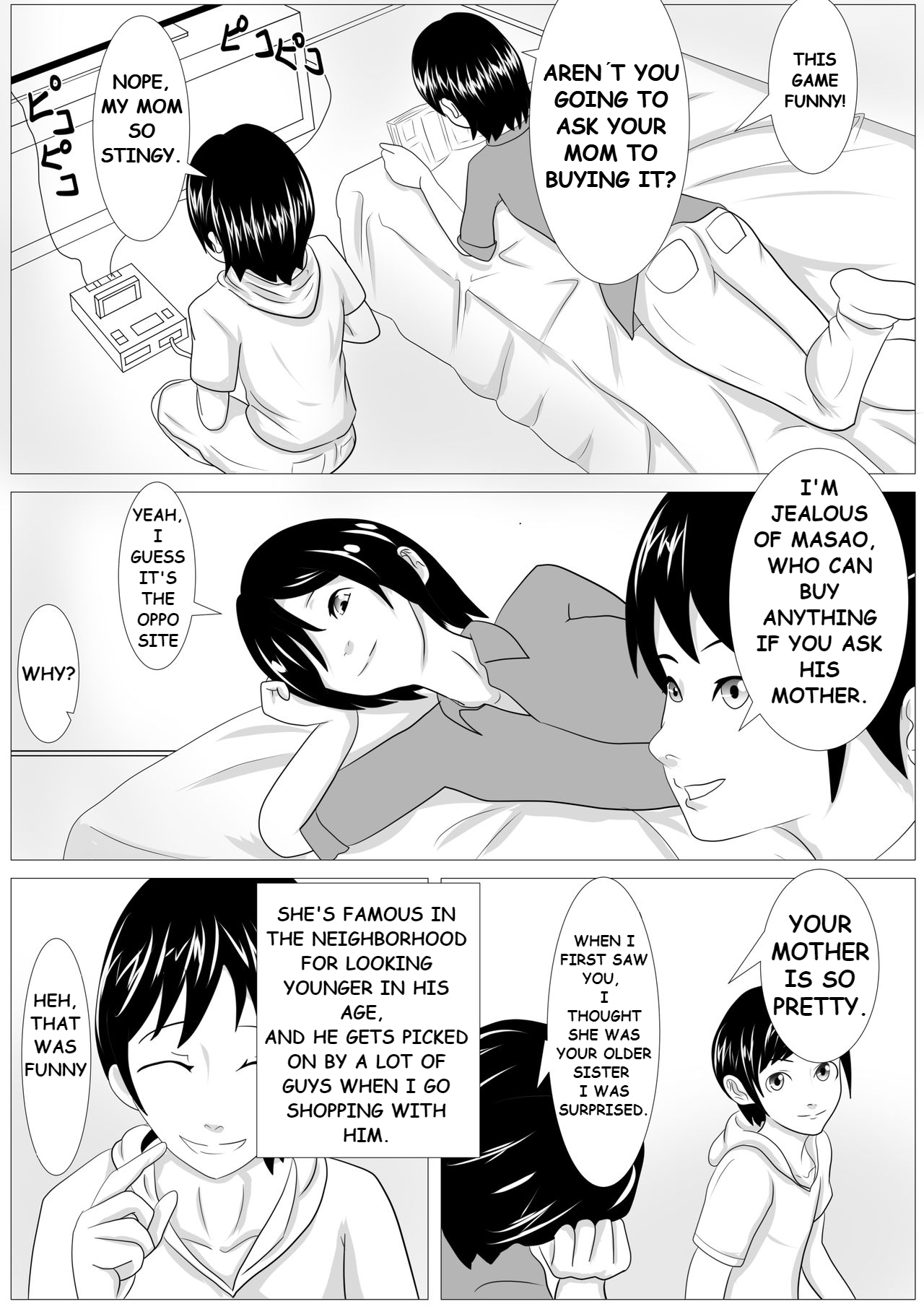 Omae no Kaa-chan Kirei da na - Dakasero yo | Let Me Have Sex with Your Beautiful Mom page 5 full