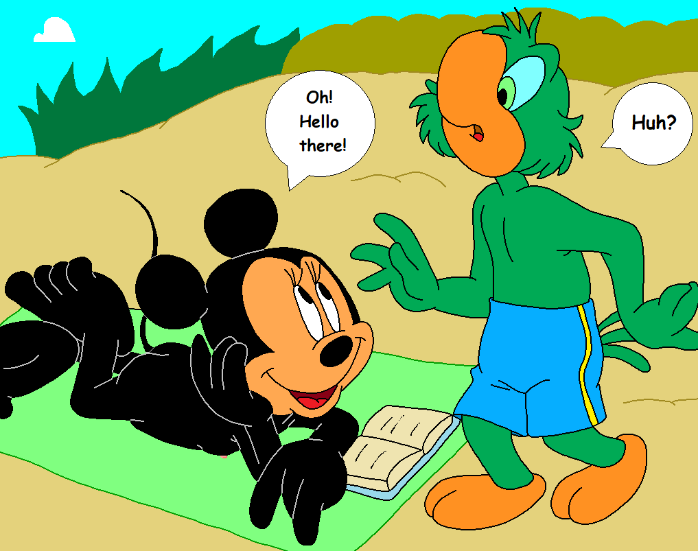 Minnie's Beach Encounter. Part One page 3 full