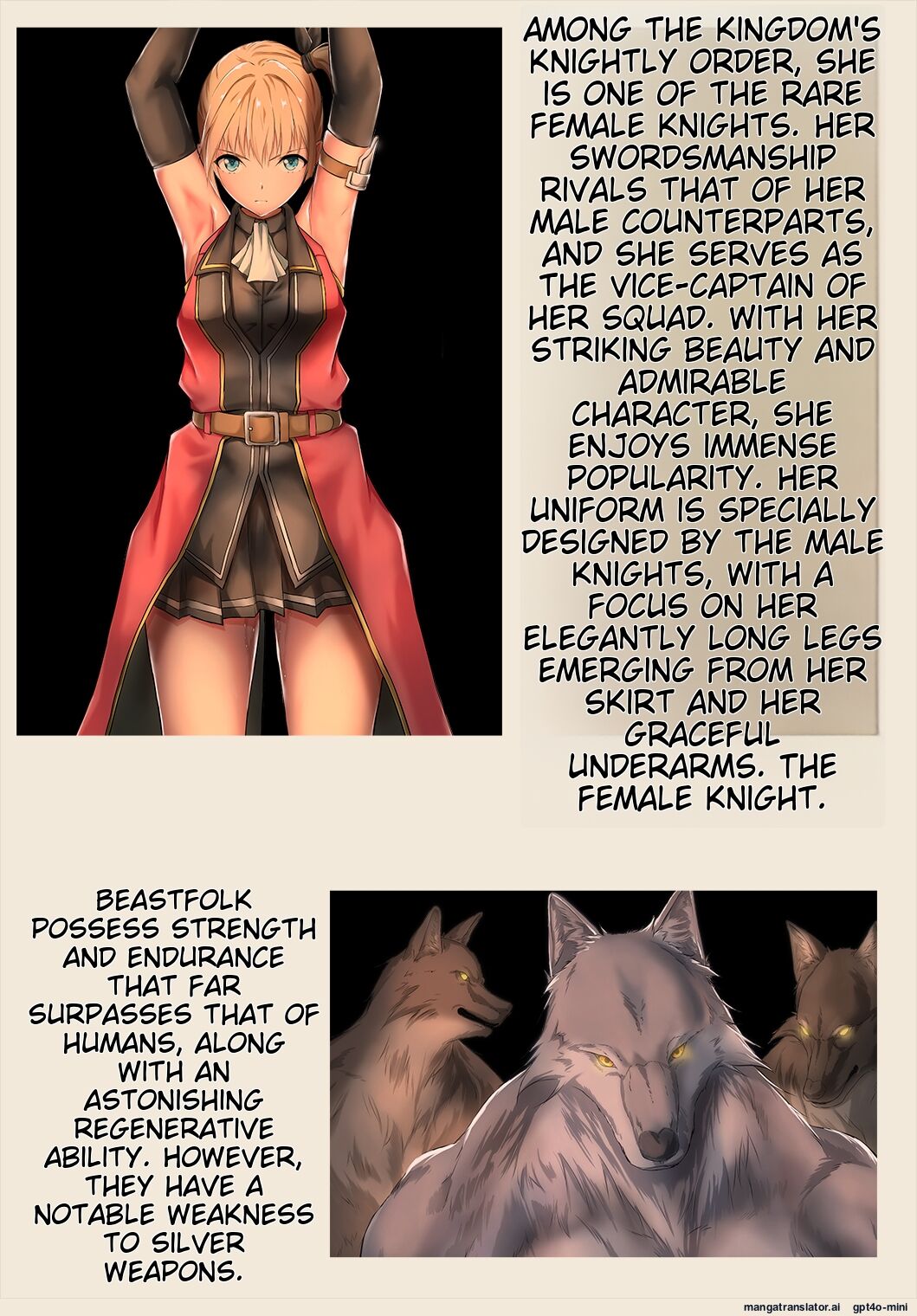 Juujin ni Torawareta Onna Kishi no Junan | Hardship of a Knightess who Fell Captive to Beastmen page 7 full