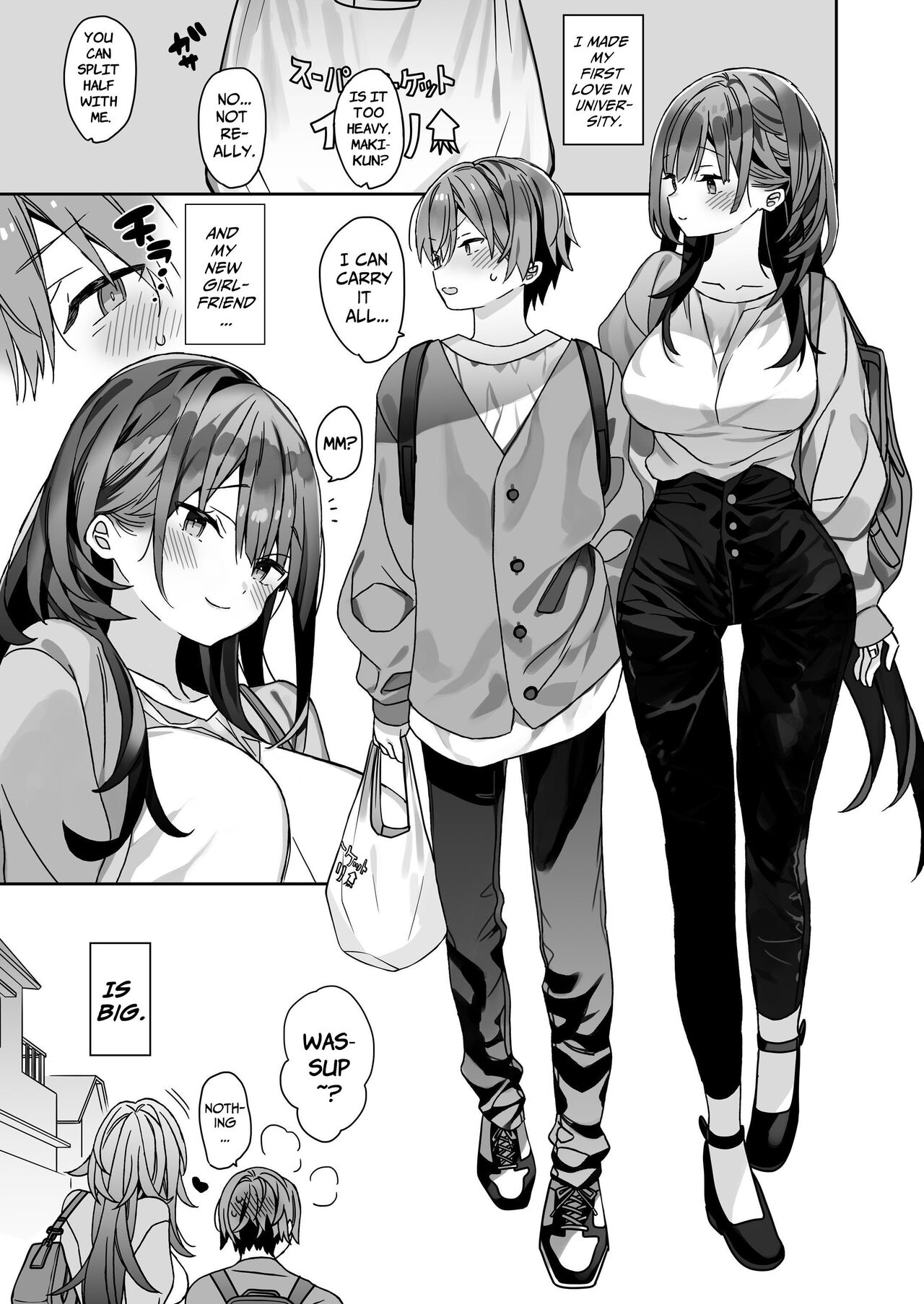 Kogara na Otokonoko ga Dekai Onnanoko to H | Small Guy Has Sex With Big Girl page 4 full