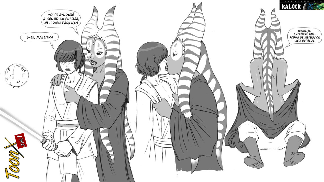 Togruta Jedi &amp; Her Padawan page 1 full