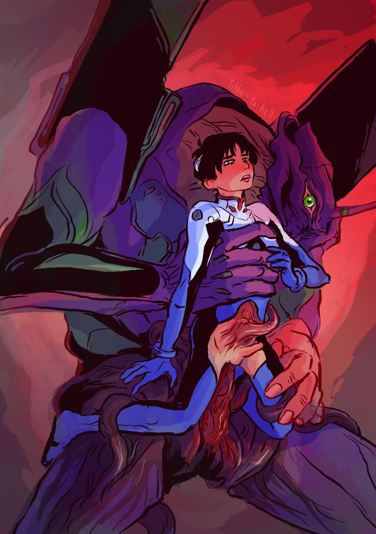 Evangelion hentai page 6 full