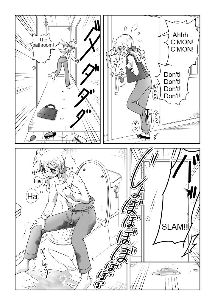Otoile Gaman Dekinakute Naiteru Ao-chan mo Kawaii yo!! | Crying Because She Can't Stand the Toilet. Ao-chan is Very Cute. page 3 full